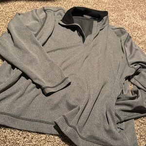 Roundtree & Yorke 1/4 zip medium-weight pullover (XL) EUC!